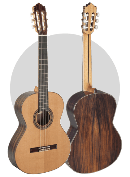 guitarra paco castillo modelo 204 por delante y detrás