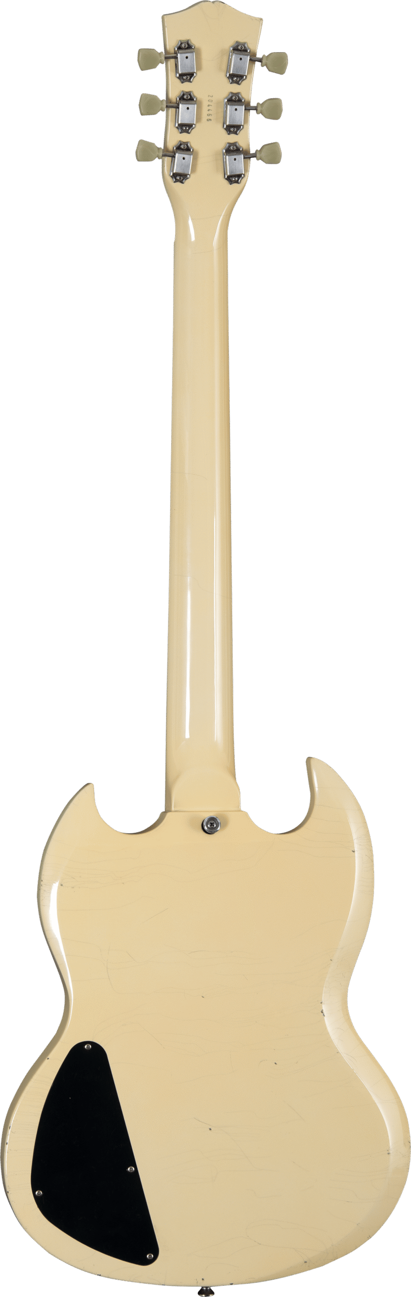 ALBATROZ-65-2-VC - GUITARRA ELECTRICA MAYBACH TIPO SG VINTAGE 2 HUMBUCKERS VINTAGE CREAM