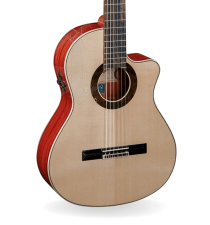 guitarra alhambra green sustain gs cutaway e8
